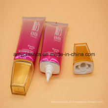 Hersteller von Kunststoff Oval Rohre für Gesicht zu waschen, Kosmetik-Röhren Verpackung